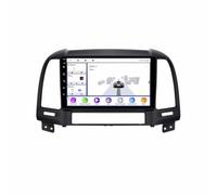 2 Din Car Stereo for Hyundai Sante Fe 2 2006-2012 Mirror Link, Live Navigation, Siri G00Gle Voice Assistant, Voice Control, Mirror Link, Fm, Aux, 4 Core 1G+16G