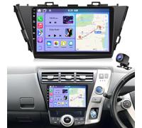 2 Din Car Stereo for Toyota Prius Plus V Alpha 2012-2016 with Wireless Carplay Android Auto, 9" HD Touchscreen 2G+32G Android 14 Car Radio Receiver w/GPS Navi Bluetooth Wifi BT SWC FM Backup Camera