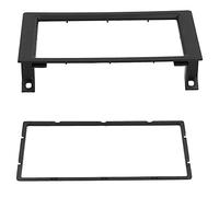 2 DIN Facia Trim Navigation Frame, Bezel Radio Face Plate for 9 3 2007 2010, ABS Material Stereo DVD Panel with Inner and Outer Frame, Fit for 7 8 Inch Car Screen