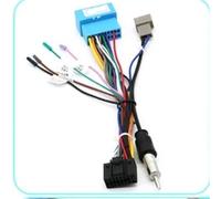 2 Din For Fit For Jazz For City 2002 Car Radio DVD Installation Fascia Panel Dash Trim Kit Frame(Cable)