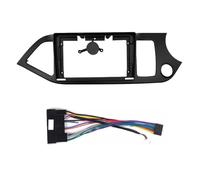 2 Din For Kia For Picanto For Morning Car Radio Fascia Stereo Dash Kit Installation Trim Facia Face Plate Panel DVD Frame(RHD Frame Cord)