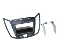 2-DIN Front Adapter for with Empty Pocket Ford C-Max Dark Grey