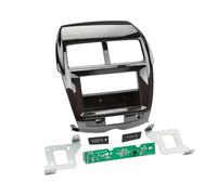 2-DIN Front Panel Adapter with Storage Pocket for Citroen C4 / Peugeot 4008