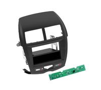 2-DIN Front Panel Adapter with Storage Pocket for Mitsubishi ASX 2010 > Black