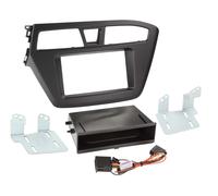 2-DIN INBAY® Front Panel For Hyundai i20 12/2014-09/2020 Black