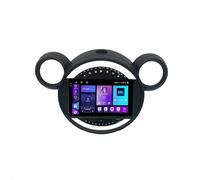 2-Din Multimedia Player for BMW MINI 2007-2014 Hd Touch Screen, Wireless Apple Carplay Screen for Car, Gps Navigation Bluetooth Hands-Free Calling, Fm, 8 Core 8G+256G