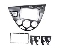 2 Din Panel Frame For For Focus For Mk1 For Fiesta 1998-2006 Lhd Dash Mount Kit Interior Car Radio Surround Car Radio Fascia(Silver)