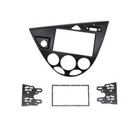 2 Din Panel Frame For For Focus For Mk1 For Fiesta 1998-2006 Lhd Dash Mount Kit Interior Car Radio Surround Car Radio Fascia(Black)