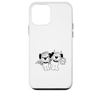 2 Dogs Angels Hell Devil Satan Heaven Conscience Cartoon Fun Case for iPhone 12 mini