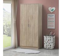 Timber Art Design 2 Door Double Wardrobe In Sonoma Oak