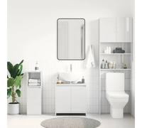 2 Door Freestanding Vanity Unit Basin Sink Bathroom Storage Cabinet Cupboard