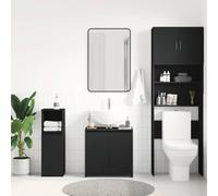 2 Door Freestanding Vanity Unit Basin Sink Bathroom Storage Cabinet Cupboard