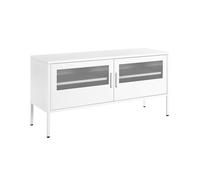 Beliani Storage Unit MORLEY Metal White, White