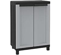 Terry, Twist Black 680, 2 Door Cabinet, 1 Internal Shelf - 68x39x91.5 cm