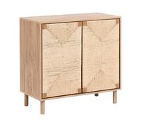 Beliani 2 Door Sideboard BONDI Light Brown, Brown