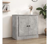 vidaXL Sideboard Concrete Grey 70x35.5x67.5 cm Engineered Wood, Grey