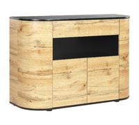 Beliani Cabinet JEROME Brown/ Black, Brown