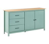 2 Door Sideboard LEONORA Pine Wood Green