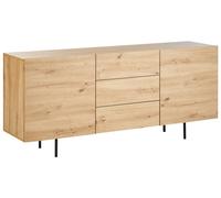 Beliani 2 Door Sideboard Kenora Light Brown