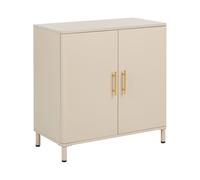 Beliani 2 Door Sideboard Ombura Metal Beige
