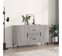 vidaXL Sideboard Grey Sonoma 100x36x60 cm Engineered Wood