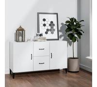 (white) vidaXL Sideboard Storage Cupboard Cabinet Buffet Highboard Engineered Wood