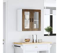 2 Door Wall Cabinet Home Storage Kitchen Cupboard Floating Shelf Engineered Wood