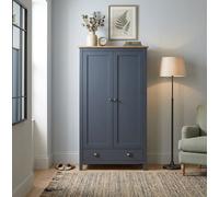 Solid Wood Pine 2-Door Wardrobe Hill 89x50x170cm Multi Colours vidaXL