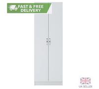Timber Art Design 2 Door Double Wardrobe In White