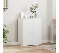 2 Doors Home Office File Cabinet Modern Filing Storage Cupboard with Shelf Unit