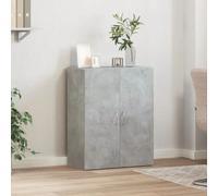 2 Doors Home Office File Cabinet Modern Filing Storage Cupboard with Shelf Unit