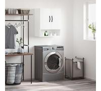 vidaXL Wall Cabinet White 60x31x70 cm Engineered Wood UK NEW