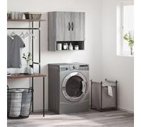 vidaXL Wall Cabinet Grey Sonoma 60x31x70 cm Engineered Wood