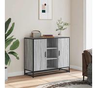 2 Doors Wooden Sideboard Cabinet Cupboard Unit Storage Furniture w/ Compartments