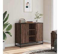 2 Doors Wooden Sideboard Cabinet Cupboard Unit Storage Furniture w/ Compartments