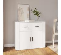 2 Doors Wooden Sideboard Cabinet Kitchen Storage Cupboard W/ 1 Large Drawer Unit