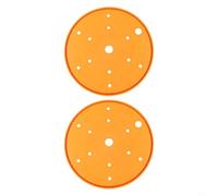 2 Drain Insert Units for Standard Plant Containers Assist in Soil Quantity Control and Drainage Maintenance (Orange)