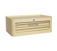 Sealey Premier Retro Style 2 Drawer Mid Tool Chest Cream
