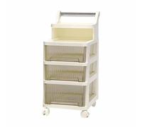 2 Drawer Storage Cart, Home Office Plastic Rolling Cart with Caster Wheels to Organize Clothes in Bedroom,Closet,with Clear Drawers Portable Trolley Cart for Bathroom, Bedroom,Office,Utility Room