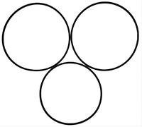 2 Drive Belts and 1 Door Belt for Sony 300 Sony 400 CD Player Belts CDP-CX300, CDP-CX335, CDP-CX350, CDP-CX355, CDP-CX400 CDP-CX450, CDP-CX455 and CDP-CX691