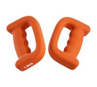 2 Dumbbells, 2 Piece D-Handle Dumbbell Set, Strength Training Accessories for Training, Workout, Pilates, Walking and Exercises for Beginners, Seniors, Men, Women