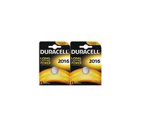 2 DURACELL 2016 Lithium Batteries CR2016 DL2016 ECR2016 Expiry 2021