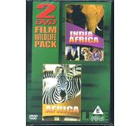 2 DVD Film Wildlife Pack - India/Africa + Africa