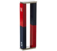 2 Educational Alnico Bar Magnet for Science, Education, Experiments, Students, and Teachers - North & South Identified - 11mm x 6mm x 75mm
