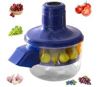 2 Electric Stainless Steel Fruit Peeler Machine Rechargeable Automatic Vegetable & Grape Peeler with Ergonomic Handle Rechargeable Grape Peeling Machine Electric Automatic Fruit Peeler with Steel