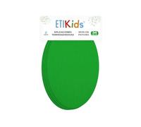 2 Emerald Green Iron-On Fabric Repair Patches - Knee & Elbow Patches for Clothes, Trousers, Jackets, Sweaters & Shirts, 16 x 10 cm