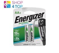 Energizer Accu Recharge Extreme 2300 AA BP2 Nickel Metal Hydride...
