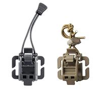 2 Engineering Shovel Ice Axe Clip, Gear Holder Clip, Flashlight Clip Mount, Outdoor Tacticals Clip Accessories, Belt Keychain Hunting Clip, Backpack Wheel Clip Hiking Accessories