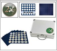 2-EURO-Coin Case Smart 6x 6334SP Look 1-172 For 180 Coins in Coin Capsules 26