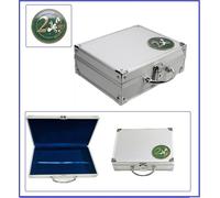 2-EURO-Coin Case Smart Empty + 3D Plaque Look 1-172-0 Space for 9 Trays